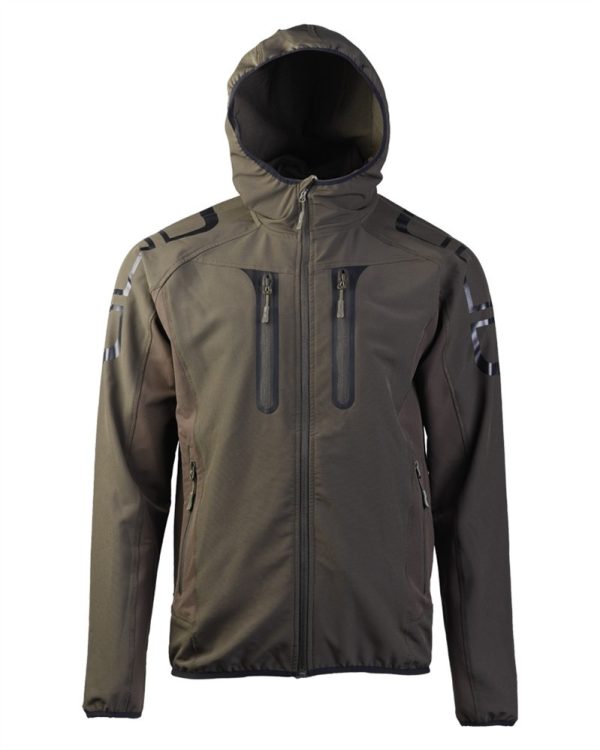Giacca a vento impermeabile flex-tech dynamic force MIL-TEC di colore verde