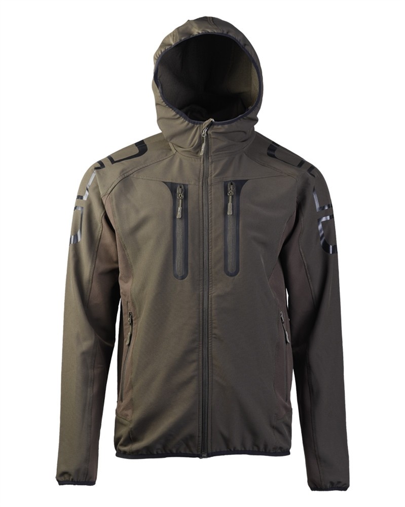 Giacca a vento impermeabile flex-tech dynamic force MIL-TEC di colore verde