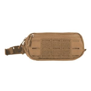Marsupio MIL-TEC con attacchi mollesystem laser cut di colore tan