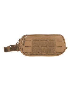 Marsupio MIL-TEC con attacchi mollesystem laser cut di colore tan