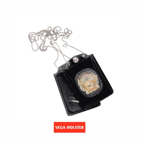 Portaplacca e portatessera da collo con catenella VEGAHOLSTER