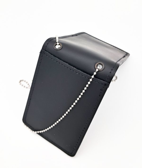 Portaplacca e portatessera pieghevole con catenella VEGAHOLSTER