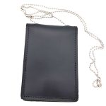 Portaplacca e portatessera pieghevole con catenella VEGAHOLSTER