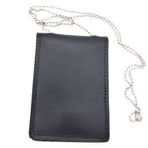 Portaplacca e portatessera pieghevole con catenella VEGAHOLSTER