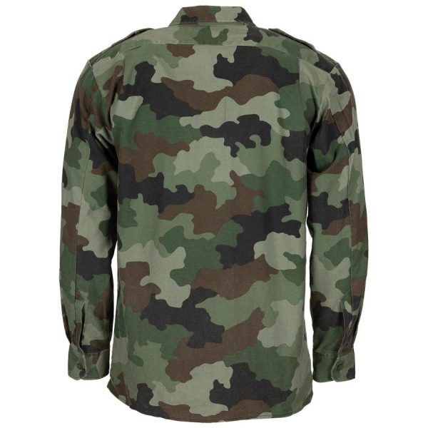Camicia militare serba mimetica usata Camicia militare serba mimetica usata