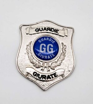 Placca metallica scudetto Guardie Giurate VEGA HOLSTER