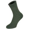 Calze tecniche corte MFH in misto lana merino di colore verde