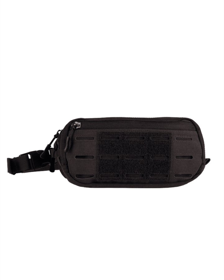 Marsupio MIL-TEC con attacchi mollesystem laser cut di colore nero