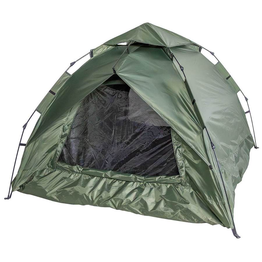 Tenda igloo  MFH ad apertura rapida"Quick Up " da 3 persone di colore verde