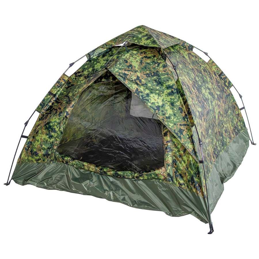 Tenda igloo MFH ad apertura rapida”Quick Up ” da 3 persone mimetica m05 camo