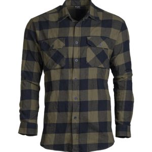 Camicia tipo boscaiolo estiva MIL-TEC in flanella leggera di colore verde nero
