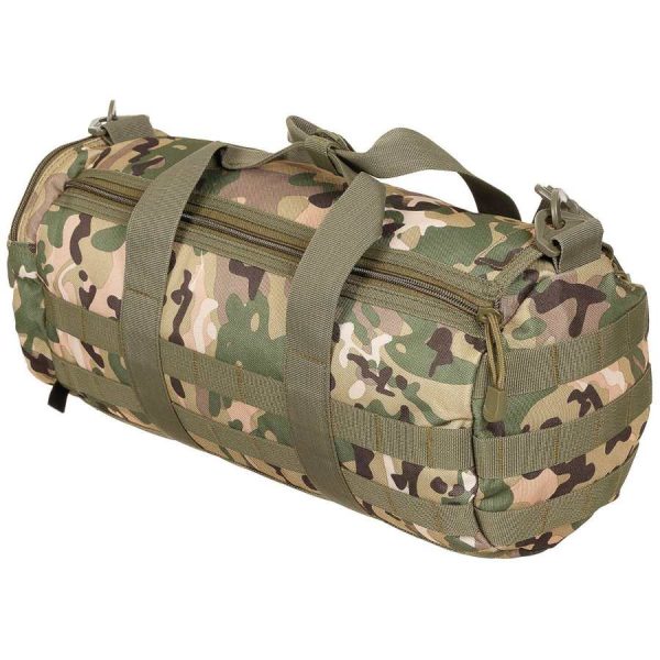 Borsa cilindrica porta attrezzatura MFH di colore multitarn