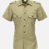 Camicia militare italiana originale estiva maniche corte khaki