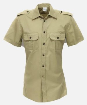Camicia militare italiana originale estiva maniche corte khaki