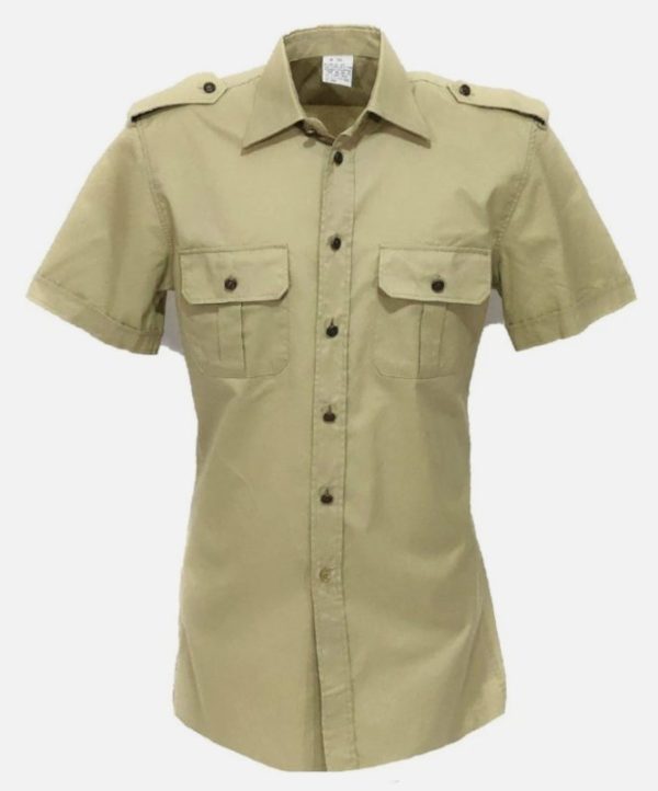 Camicia militare italiana originale estiva maniche corte khaki