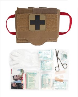 Kit di primo soccorso IFAK coyote scuro 25 pezzi Kit di primo soccorso IFAK coyote scuro 25 pezzi
