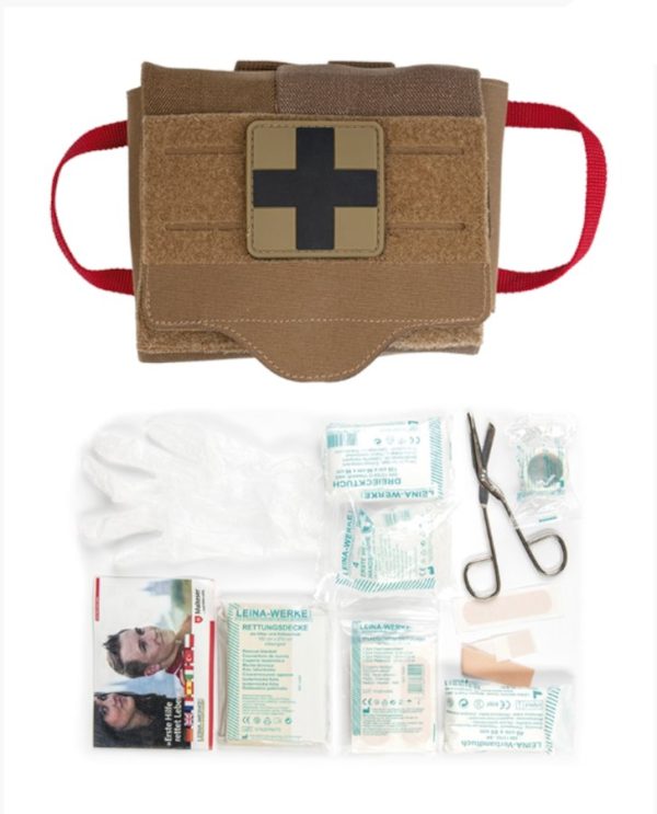 Kit di primo soccorso IFAK coyote scuro 25 pezzi Kit di primo soccorso IFAK coyote scuro 25 pezzi