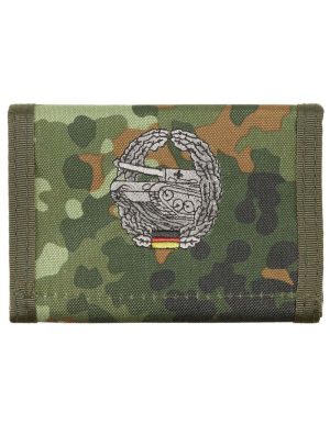 Portafoglio militare Tedesco mimetico con logo Panzer Portafoglio militare Tedesco mimetico con logo Panzer