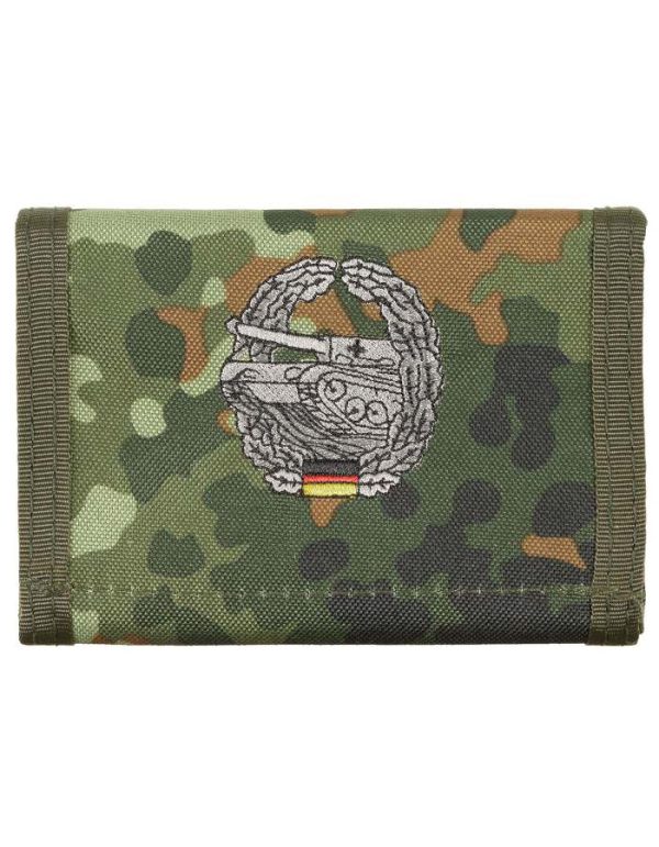 Portafoglio militare Tedesco mimetico con logo Panzer Portafoglio militare Tedesco mimetico con logo Panzer