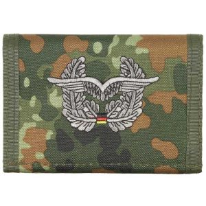Portafoglio militare Tedesco mimetico con logo Luftwaffe
