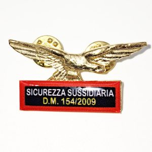 Spilla Aquila Sicurezza Sussidiaria DM 154/2009 rosso (Copia) Spilla Aquila Sicurezza Sussidiaria DM 154/2009 rosso (Copia)