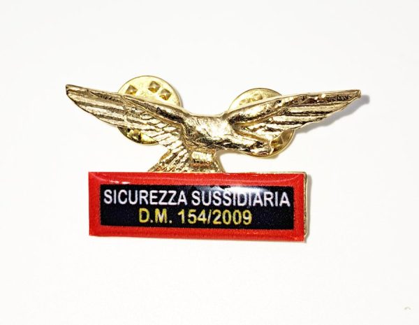 Spilla Aquila Sicurezza Sussidiaria DM 154/2009 rosso (Copia) Spilla Aquila Sicurezza Sussidiaria DM 154/2009 rosso (Copia)