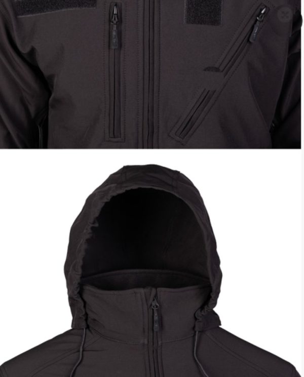 Giacca tecnica Softshell MIL-TEC SCU 14 di colore nero Giacca tecnica Softshell MIL-TEC SCU 14 di colore nero