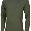 Maglia intima tecnica MFH Merino 50 in misto lana merino di colore verde oliva Maglia intima tecnica MFH Merino 50 in misto lana merino di colore verde oliva